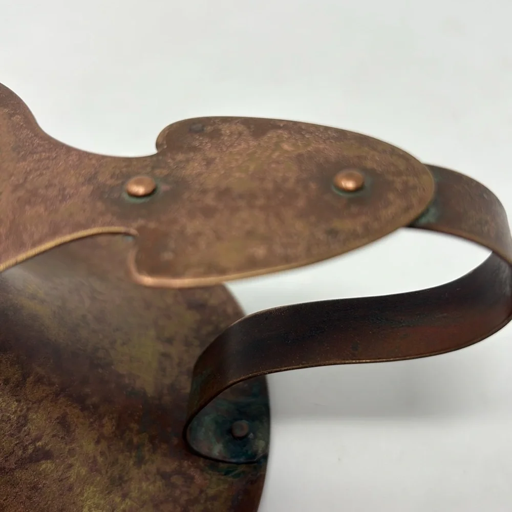 ANTIQUE Copper Chamberstick Candle Holder - Picture 6 of 6
